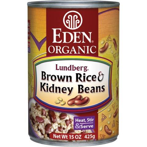 Eden Foods - Eden Foods Brown Rice & Kidney Beans 15 oz (6 Pack)