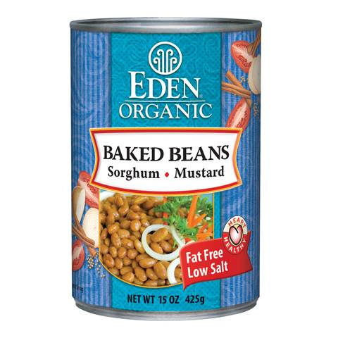 Eden Foods - Eden Foods Organic Baked Beans with Sorghum & Mustard 15 oz (6 Pack)