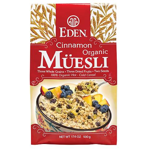 Eden Foods - Eden Foods Organic Cinnamon Muesli 17.6 oz (6 Pack)