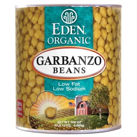 Eden Foods - Eden Foods Organic Garbanzo Beans 108 oz (6 Pack)