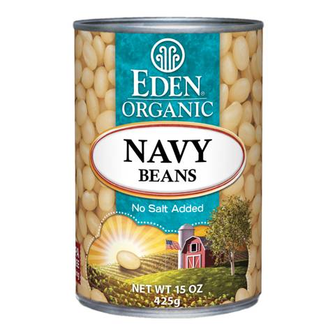 Eden Foods - Eden Foods Organic Navy Beans 15 oz (6 Pack)