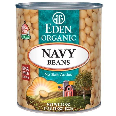 Eden Foods - Eden Foods Organic Navy Beans 29 oz (6 Pack)