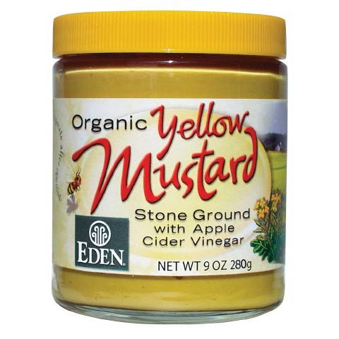 Eden Foods - Eden Foods Organic Yellow Mustard 9 oz (6 Pack)