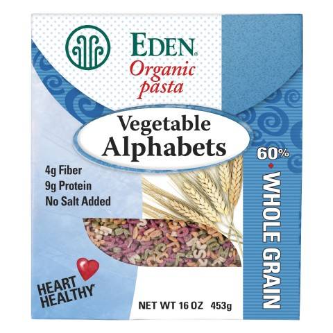 Eden Foods - Eden Foods Pasta Vegetable Alphabets 16 oz (6 Pack)