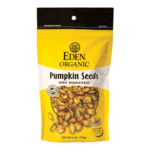 Eden Foods - Eden Foods Pumpkin Seeds 1 oz - Dry Roasted & Sea Salted (6 Pack)