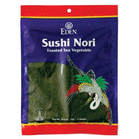 Eden Foods - Eden Foods Toasted Sushi Nori 0.6 oz (6 Pack)