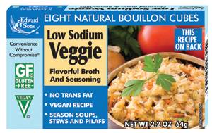 Edward & Sons - Edward & Sons Bouillon Cubes 2.2 oz - Low Sodium Veggie (12 Pack)