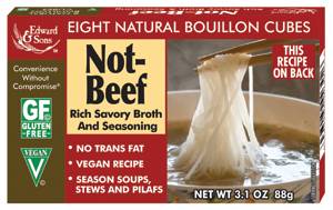 Edward & Sons - Edward & Sons Bouillon Cubes 3.1 oz - Not-Beef (12 Pack)