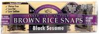 Edward & Sons - Edward & Sons Brown Rice Snaps 3.5 oz - Black Sesame (12 Pack)