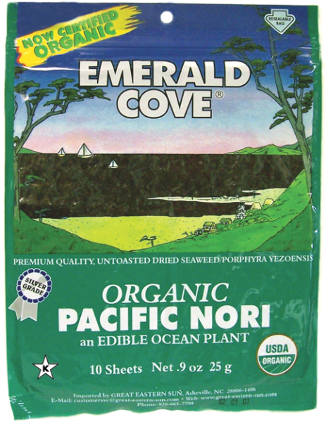 Emerald Cove - Emerald Cove Organic Pacific Untoasted Nori 0.9 oz 10 ct (6 Pack)