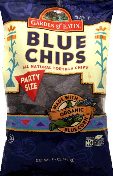 Garden of Eatin' - Garden of Eatin' Blue Corn Tortilla Chips - Party Size 16 oz (6 Pack)
