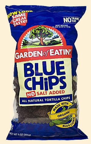 Garden of Eatin' - Garden of Eatin' Blue Corn Tortilla Chips - Unsalted 8.1 oz (6 Pack)