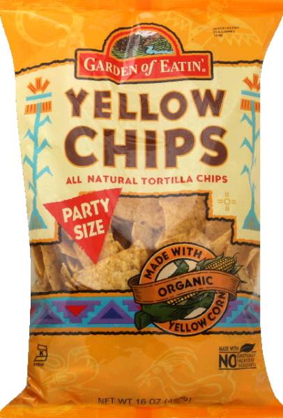 Garden of Eatin' - Garden of Eatin' Yellow Corn Tortilla Chips - Party Size 16 oz (6 Pack)