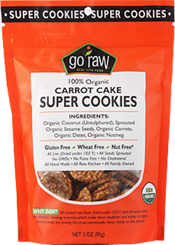 Go Raw - Go Raw Carrot Cake Super Cookies 3 oz (6 Pack)