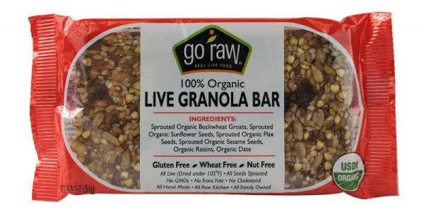 Go Raw - Go Raw Live Granola Bar 1.8 oz (10 Pack)