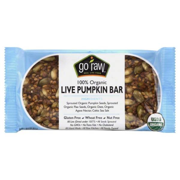 Go Raw - Go Raw Live Pumpkin Bar 1.8 oz (10 Pack)