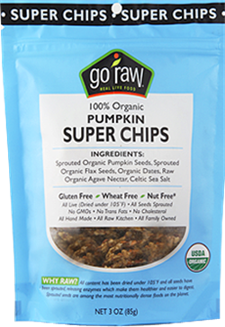 Go Raw - Go Raw Pumpkin Super Chips 3 oz (6 Pack)