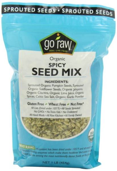Go Raw - Go Raw Spicy Seed Mix 16 oz (6 Pack)