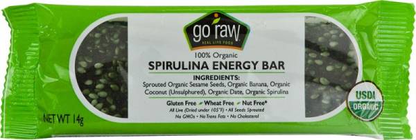 Go Raw - Go Raw Spirulina Energy Bar 0.5 oz (5 Pack)