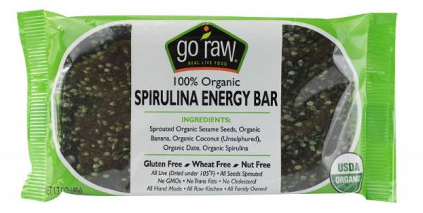 Go Raw - Go Raw Spirulina Energy Bar 1.7 oz (12 Pack)