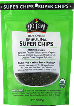 Go Raw - Go Raw Spirulina Super Chips 3 oz (6 Pack)