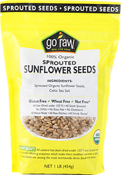 Go Raw - Go Raw Sprouted Sunflower Seeds 16 oz (6 Pack)
