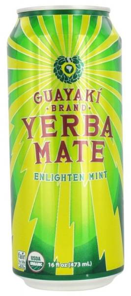 Guayaki - Guayaki Sparkling Yerba Mate - Enlighten Mint 16 oz (12 Pack)