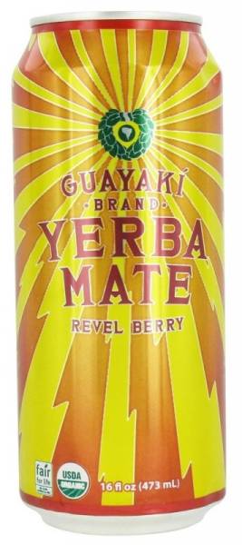 Guayaki - Guayaki Sparkling Yerba Mate - Revel Berry 16 oz (12 Pack)