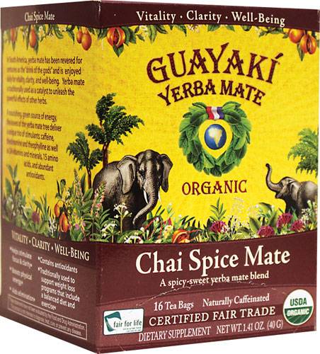 Guayaki - Guayaki Yerba Mate - Chai Spice 16 bags (6 Pack)