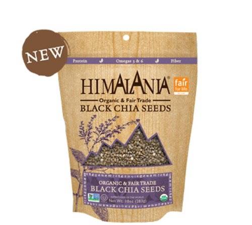 Himalania - Himalania Fair Trade Black Chia Seeds 10 oz (6 Pack)