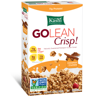 Kashi - Kashi GoLean Cinnamon Crisp Cereal 14 oz (12 Pack)