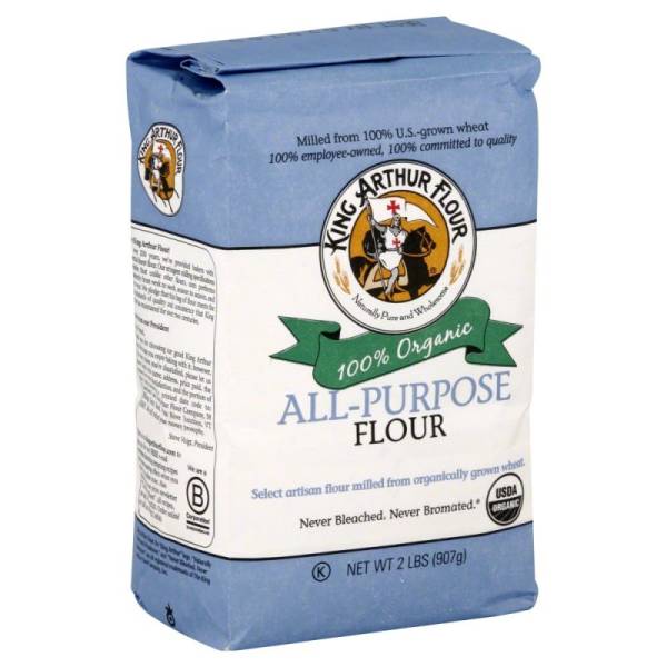 King Arthur - King Arthur Organic Artisan All-Purpose Flour 2 lbs (12 Pack)