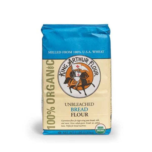 King Arthur - King Arthur Organic Bread Flour 5 lbs (6 Pack)