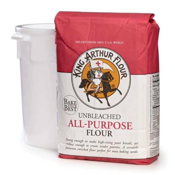 King Arthur - King Arthur Unbleached All Purpose Flour 5 lbs (8 Pack)