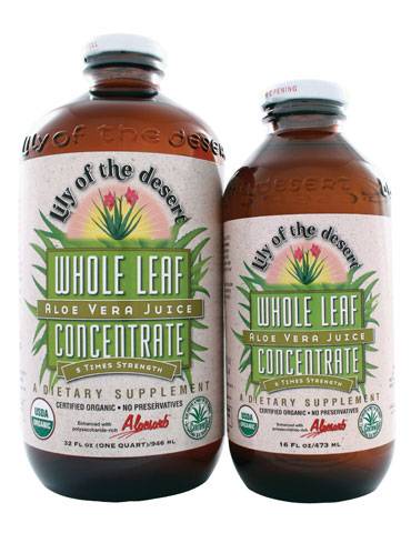 Lily Of The Desert Aloe Vera Juice Whole Leaf Concentrate ...