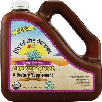 Lily Of The Desert - Lily Of The Desert Aloe Vera Juice Whole Leaf Preservative Free 128 oz