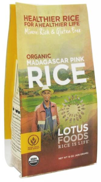 Lotus Foods - Lotus Foods Organic Madagascar Pink Rice 15 oz (6 Pack)
