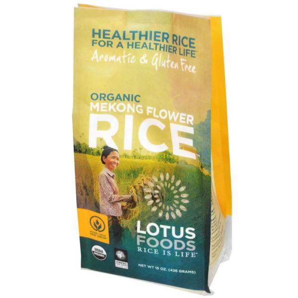 Lotus Foods - Lotus Foods Organic Mekong Flower Rice 15 oz (6 Pack)