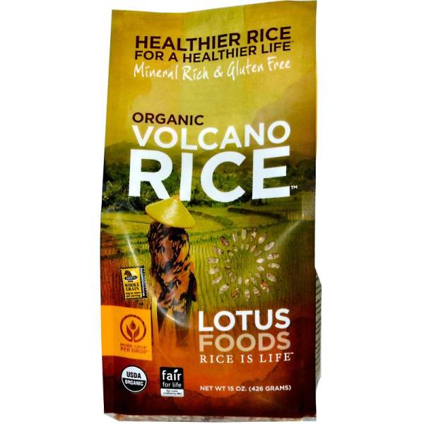 Lotus Foods - Lotus Foods Organic Volcano Rice 15 oz (6 Pack)