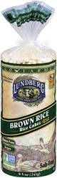 Lundberg Farms - Lundberg Farms No Salt Brown Rice Cakes 2 lb (6 Pack)