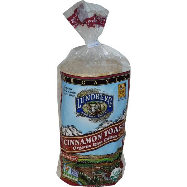 Lundberg Farms - Lundberg Farms Organic Cinnamon Toast Rice Cake 9.4 oz (6 Pack)