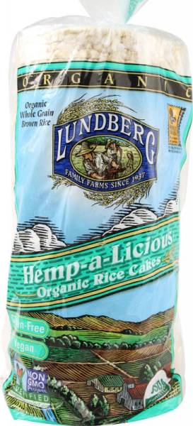 Lundberg Farms - Lundberg Farms Organic Hemp Brown Rice Cakes 9.4 oz (6 Pack)