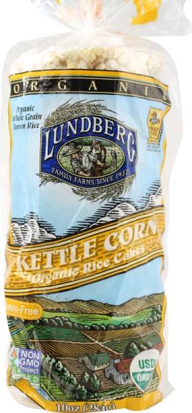 Lundberg Farms - Lundberg Farms Organic Kettle Brown Rice Cakes 10 oz (6 Pack)