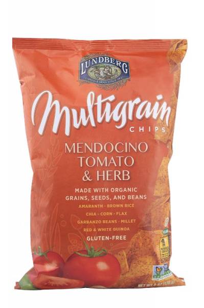 Lundberg Farms - Lundberg Farms Organic Tomato Herb MultiGrain Chips 6 oz (6 Pack)