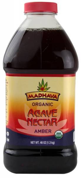 Madhava Honey - Madhava Honey Organic Agave Nectar 46 oz - Amber (6 Pack)