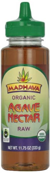 Madhava Honey - Madhava Honey Organic Raw Agave Nectar 11.75 oz (6 Pack)