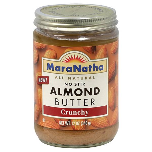 Maranatha Natural Foods - Maranatha Natural Foods No Stir Almond Butter 16 oz - Crunchy (6 Pack)