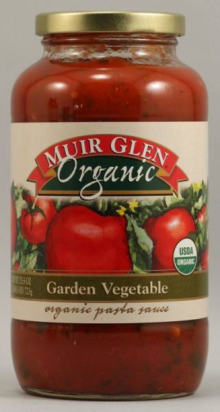 Muir Glen - Muir Glen Organic Pasta Sauce 25.5 oz - Garden Vegetable (12 Pack)