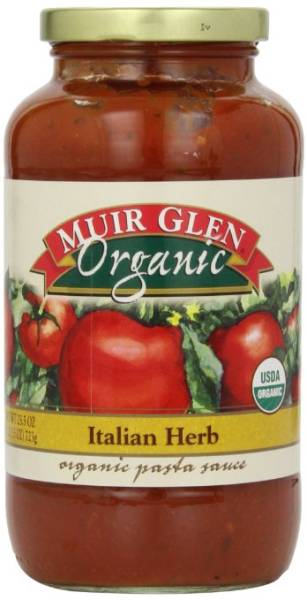 Muir Glen - Muir Glen Organic Pasta Sauce 25.5 oz - Italian Herbs (12 Pack)