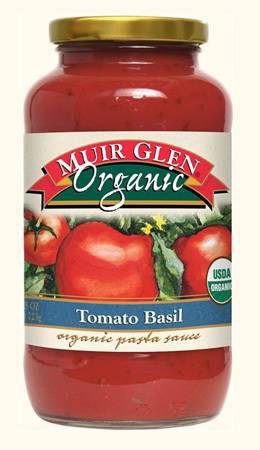 Muir Glen - Muir Glen Organic Pasta Sauce 25.5 oz - Tomatoes Basil (12 Pack)